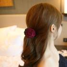 Fabric Rose Hair Clamp