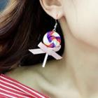 Bow-accent Lollipop Earrings
