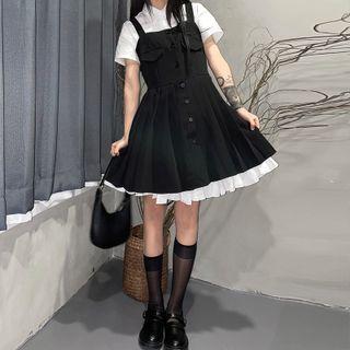 Short-sleeve Shirt / Jumper Dress / A-line Skirt / Belt