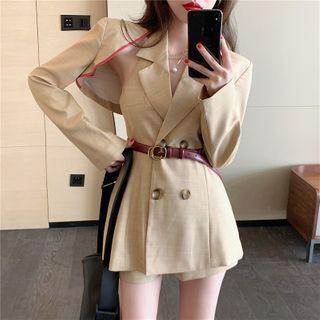 Double-breasted Blazer / Shorts / Slipdress
