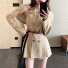 Double-breasted Blazer / Shorts / Slipdress