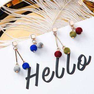 Color Block Bobble Drop Earring