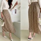 Sway Leopard Long Skirt