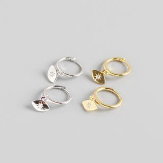 925 Sterling Silver Eye Dangle Earring