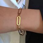 Hoop Link Bracelet Gold - One Size