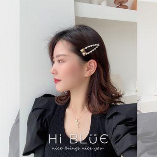 Alloy Rabbit Rhinestone Hair Clip
