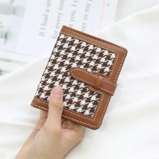 Houndstooth Bifold Wallet