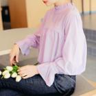 Tie-back Frilled Detail Blouse