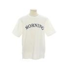 Morning Lettering Cotton T-shirt