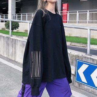 Letter Oversize Sweatshirt