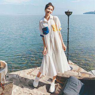 Long Shirt Maxi Dress