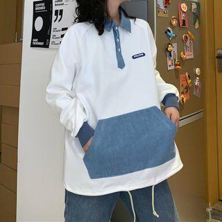 Logo Polo-neck Pullover