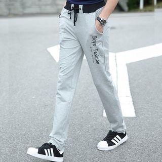 Letter Panel Sweatpants