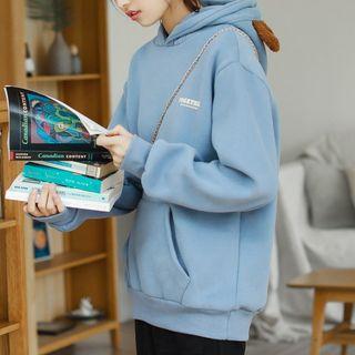Cartoon Print Hoodie Blue - One Size