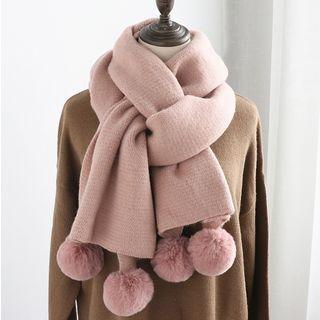 Bobble Plain Scarf