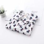Zebra Print Shirt White - One Size