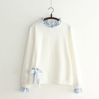 Bow Frilled Pullover