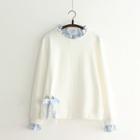 Bow Frilled Pullover