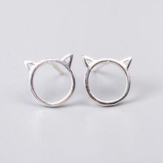Cat Hoop Earring