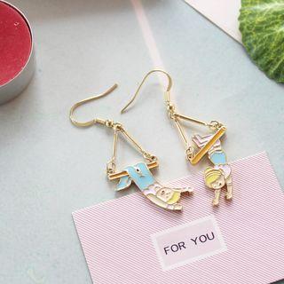 Cartoon Triangle Drop Earring