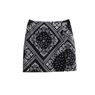 Paisley Mini Skirt