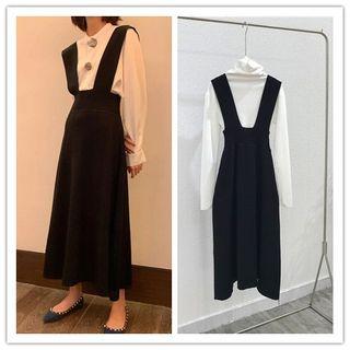 Pinafore Knit A-line Dress