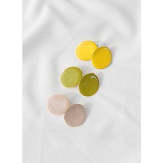 Pastel Oval Earrings