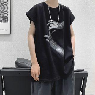 Hand Print Tank Top