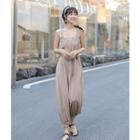 Wide Strap Baggy Jumpsuit