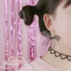 Ribbon Heart Earring