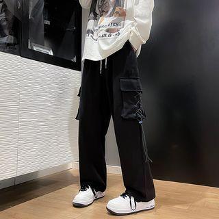 Lace Up Cargo Pants