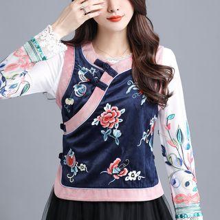 Traditional Chinese Corduroy Vest