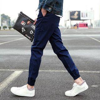 Cropped Tapered Jogger Pants