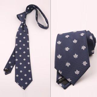 Leaf Print Neck Tie 011 - One Size