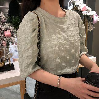 Short Sleeve Ruched Top