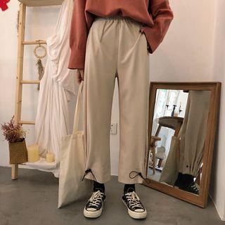 Cropped Wide-leg Pants / Plain Cropped Pants