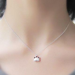 925 Sterling Silver Paw Necklace
