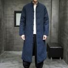 Frog-buttoned Long Coat