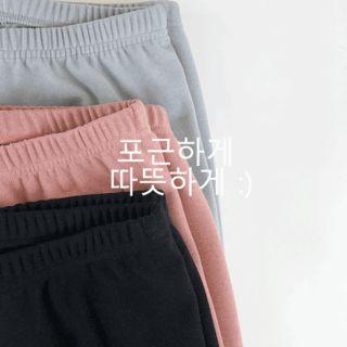 Tag-trim Brushed Fleece Leggings