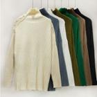 Details High-neck Long Sweater In 7 Colors