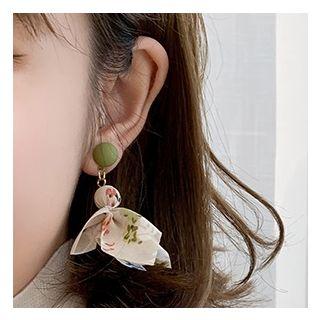 Beaded Dangle Earring / Clip-on Earring