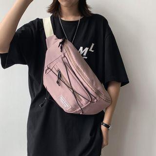 Drawstring Nylon Belt Bag