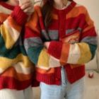 Color-block Cardigan / Pullover / Vest