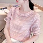 Chiffon Short-sleeve T-shirt