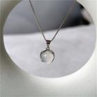925 Sterling Silver Gemstone Pendant Necklace As Shown In Figure - One Size