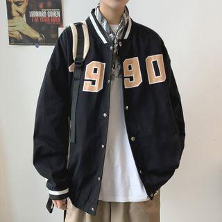 Print Sports Baseball Jacket