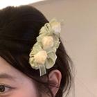 Flower Fabric Hair Clip / Scrunchie