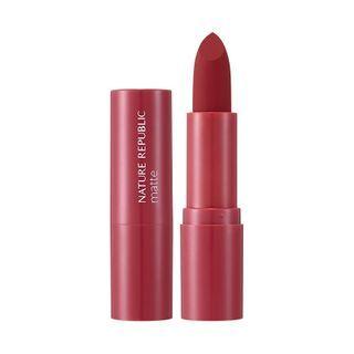 Nature Republic - Pure Shine Lipstick Matte - 3 Colors #06 Soul Burgundy