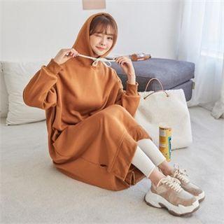 Oversized Long Hoodie Dress