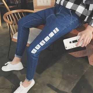 Print Skinny Jeans